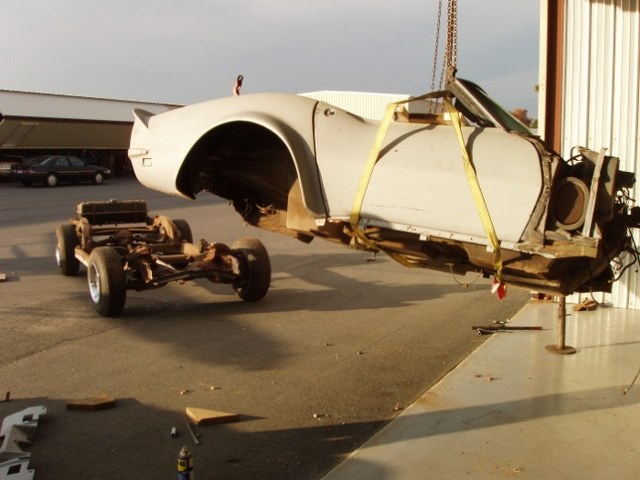 1968 Corvette body separation